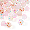 30Pcs 3 Colors Transparent Silicone Focal Beads SIL-TA0002-83-2