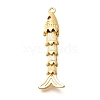 Rack Plating Brass Micro Pave Cubic Zirconia Pendants KK-M309-38F-G-1