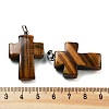 Natural Tiger Eye Pendants G-A231-02C-3