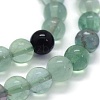 Natural Fluorite Beads Strands G-G763-06-6mm-3