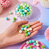 Opaque Acrylic Beads OACR-TAC0014-06D-6