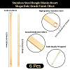 6Pcs Stainless Steel Blank Cuff Bangles MAK-BBC0001-32G-2