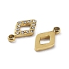 Ion Plating(IP) 304 Stainless Steel Charm STAS-Q254-27G-2