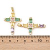 Brass with Cubic Zirconia Pendants LS-KK-L255-08G-3