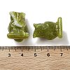 Natural Southern Jade Carved Figurines DJEW-L023-G08-3