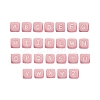 26Pcs 26 Style Silicone Alphabet Beads for Bracelet or Necklace Making SIL-SZ0001-01B-1