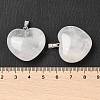 Natural Quartz Crystal Pendants G-A249-04B-01P-3