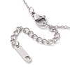 201 Stainless Steel Pendnat Necklaces NJEW-JN04764-02-4