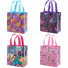 Gorgecraft 8Pcs 4 Styles Non-Woven Fabric Reusable Folding Gift Bags with Handle ABAG-GF0001-19B