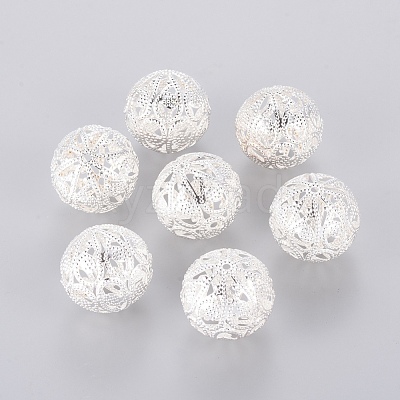 Round Filigree Beads E144Y-S-1
