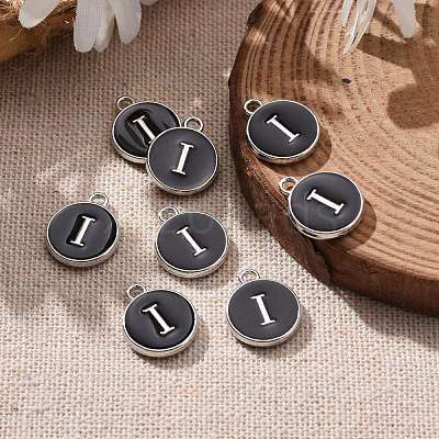 Platinum Plated Alloy Charms ENAM-S118-02I-P-1