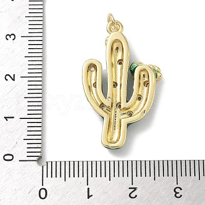 Brass Enamel Pendants X-KK-B155-21G-02-1