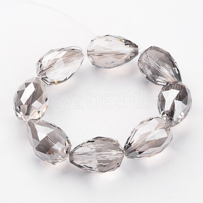 Electroplate Glass Bead Strands EGLA-J139-PL02-1