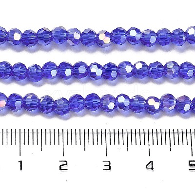 Transparent Glass Beads EGLA-A035-T4mm-B21-1