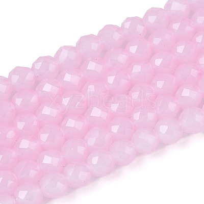 Imitation Jade Glass Beads Strands GLAA-T028-4mm-11E-1
