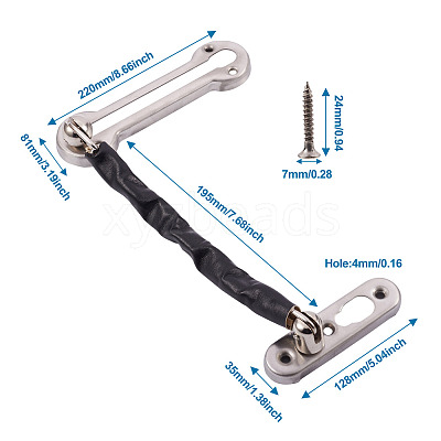 Stainless Steel Swing Bar Door Lock LS-SW-TAC0002-02E-1