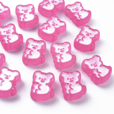 Transparent Acrylic Beads MACR-S374-07B-02-1