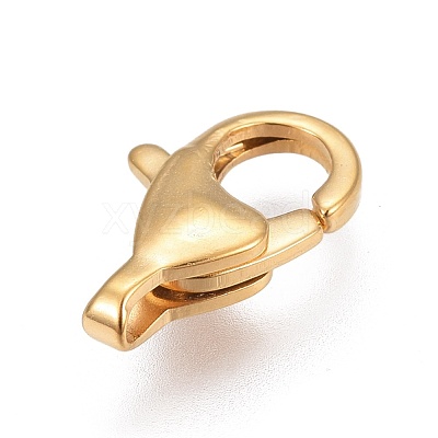 304 Stainless Steel Lobster Claw Clasps STAS-I100-20G-1