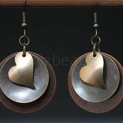 Alloy Dangle Earrings WG4ACD3-01-1