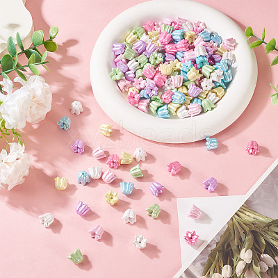 200Pcs Opaque Acrylic Imitation Pearl Beads OACR-TA0003-81-1