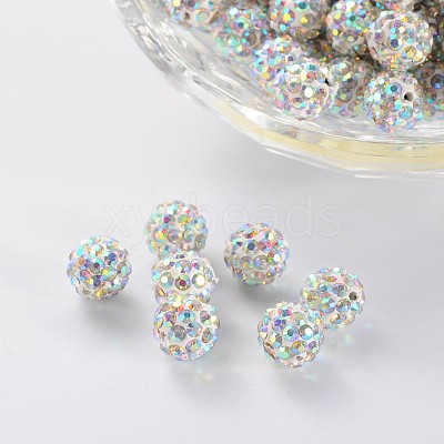 Wholesale Pave Disco Ball Beads 