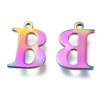 Ion Plating(IP) 304 Stainless Steel Charms STAS-H112-B-M-1