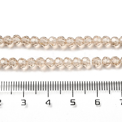 Transparent Glass Beads EGLA-A035-T4mm-D22-1
