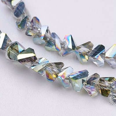 Electroplate Glass Beads Strands EGLA-J145-4mm-HP04-1