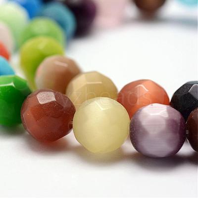 Cat Eye Beads Strands CE-k002-8mm-01-1