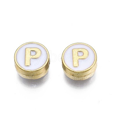 Alloy Enamel Beads X-ENAM-N052-006-01P-RS-1