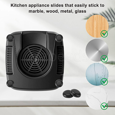 36Pcs 3 Styles Teflon & Rubber & EVA & Oil Glue Self-adhesive Furniture Protection Pads AJEW-CN0002-94A-1