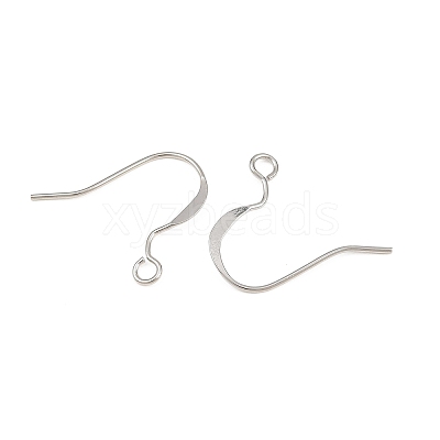 Brass Flat Ear Wire KK-CBA57BD-09P-1