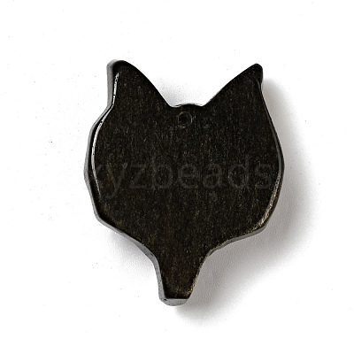 Natural Golden Sheen Obsidian Pendants G-D471-03-1