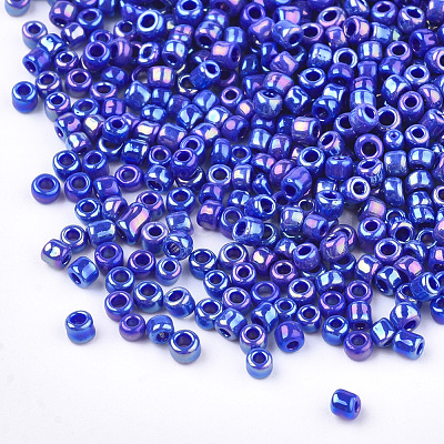 Opaque 6/0 Glass Seed Beads SEED-S023-01A-08-1