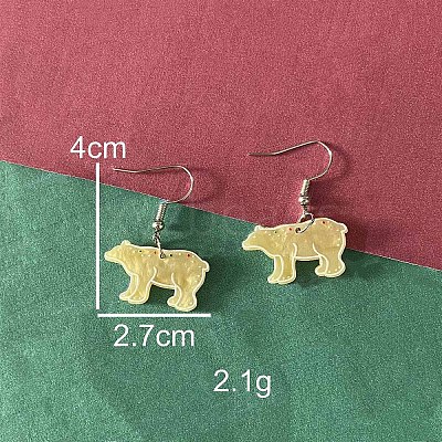 Christmas Acrylic Dangle Earrings FS-WG2A8CC-05-1