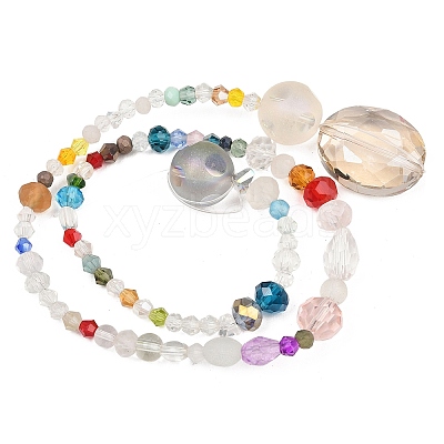 Electroplate Glass Bead Strands EGLA-L007-K01-1