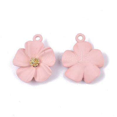 Spray Painted Alloy Pendants PALLOY-N0147-03C-1