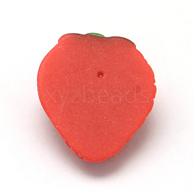 Strawberry Resin Decoden Cabochons X-CRES-R183-09-1
