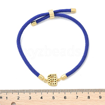 Adjustable Nylon Cord Bracelets X-BJEW-C096-01G-02-1