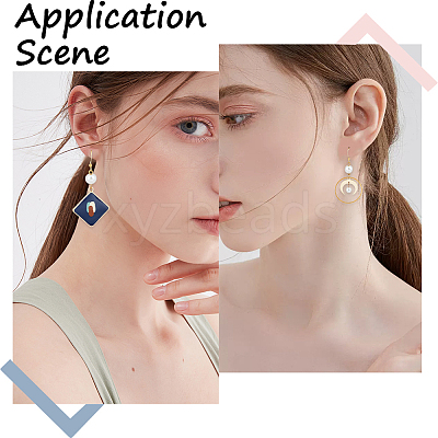 300Pcs Brass Earring Wire KK-SC0004-84G-1