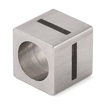 Tarnish Resistant 201 Stainless Steel European Beads STAS-M058-01I-P-1