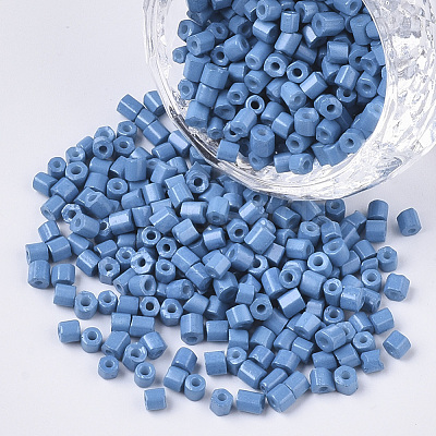 8/0 Two Cut Glass Seed Beads SEED-S033-06A-08-1