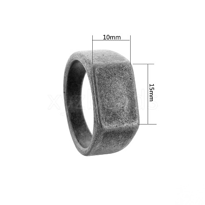 304 Stainless Steel Finger Rings WGDF4AB-18-1