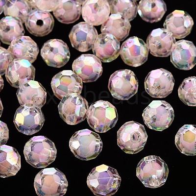 Transparent Acrylic Beads X-TACR-S152-04B-SS2112-1