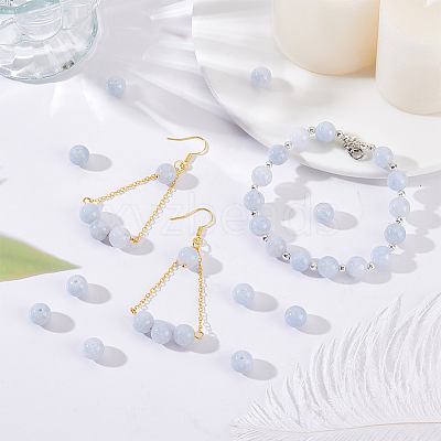 Natural Chalcedony Beads Strands G-NB0003-81-1