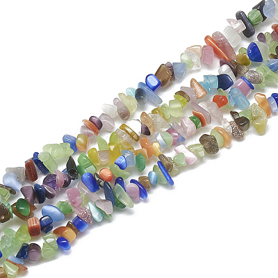 Cat Eye Beads Strands X-G-S315-45-1