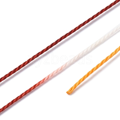 Segment Dyed Twisted Waxed Polyester Cord YC-C003-01D-1