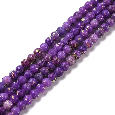 Assembled Natural Dolomite and Synthetic Opal Beads Strands G-Q017-G06-01C-1-1