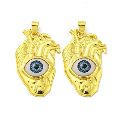 Real 18K Gold Plated Brass Pendants KK-L209-001G-02-1