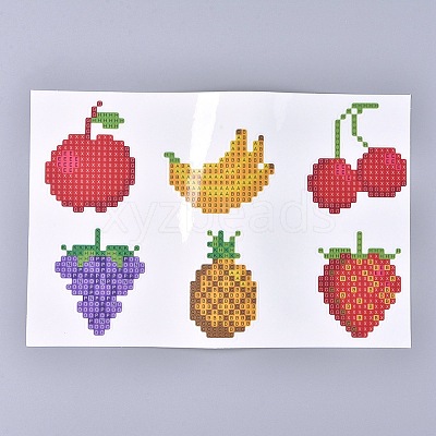 DIY Diamond Painting Stickers Kits For Kids DIY-F051-10-1
